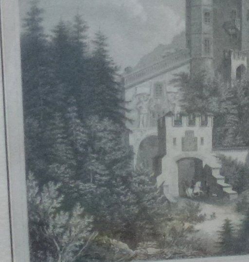 Incisioni: Wunderschönes Bild - Schloss Hohenschwangau – Usato da Walkringen venduto da Casablanca777 4
