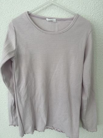 Jamie Kay Ripp Langarmshirt Gr.128 Lilla gestreift