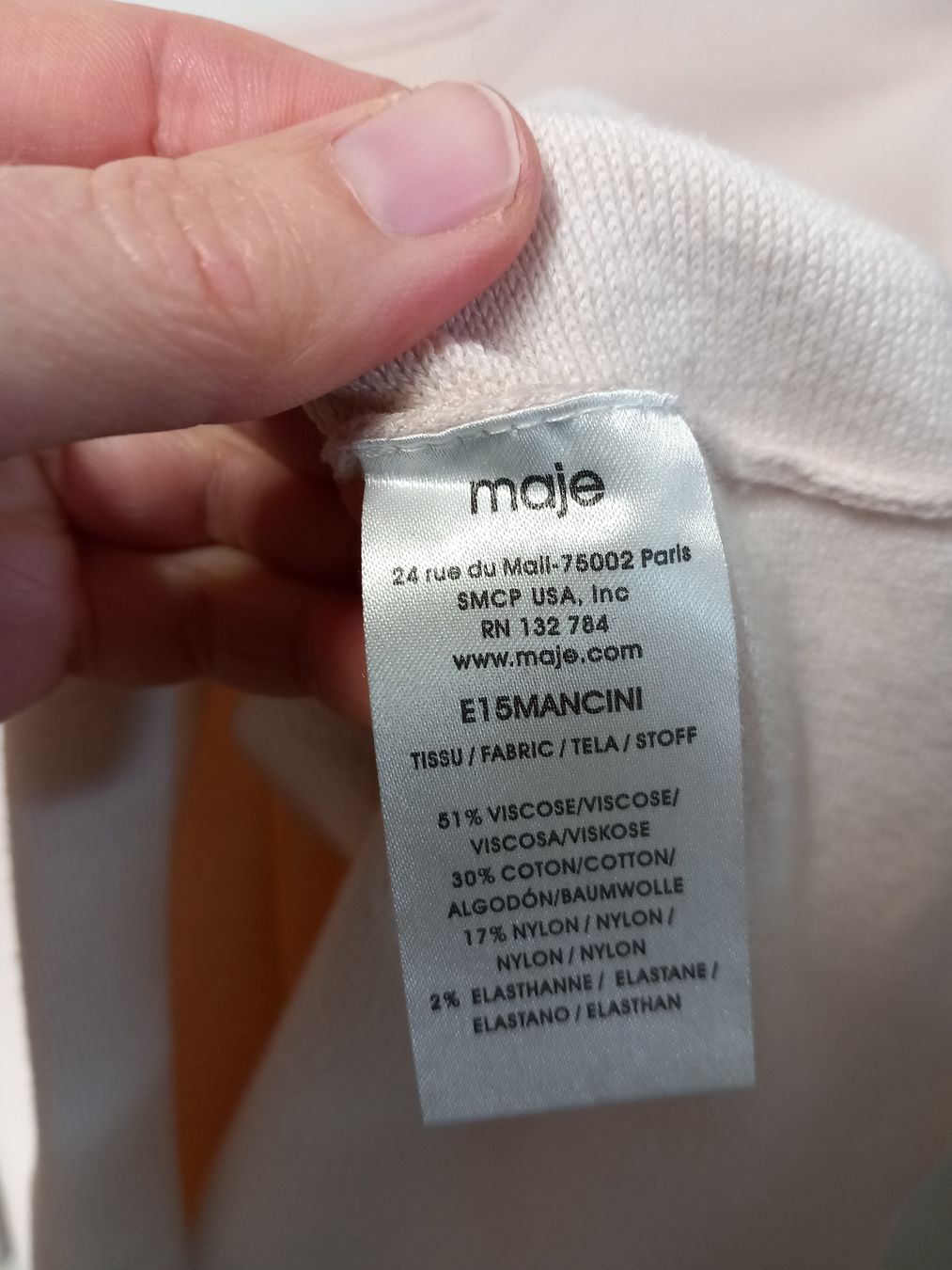 Maje Maglioni & Felpe: MAJE Viskose Pullover Gr.S oversize, beige, top Zustand! – Usato da Gwatt (Thun) venduto da umwelt-brocki 4