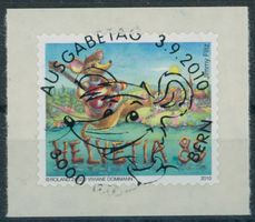 2010 - Schweizermaus - Ersttag Voll Stempel ET