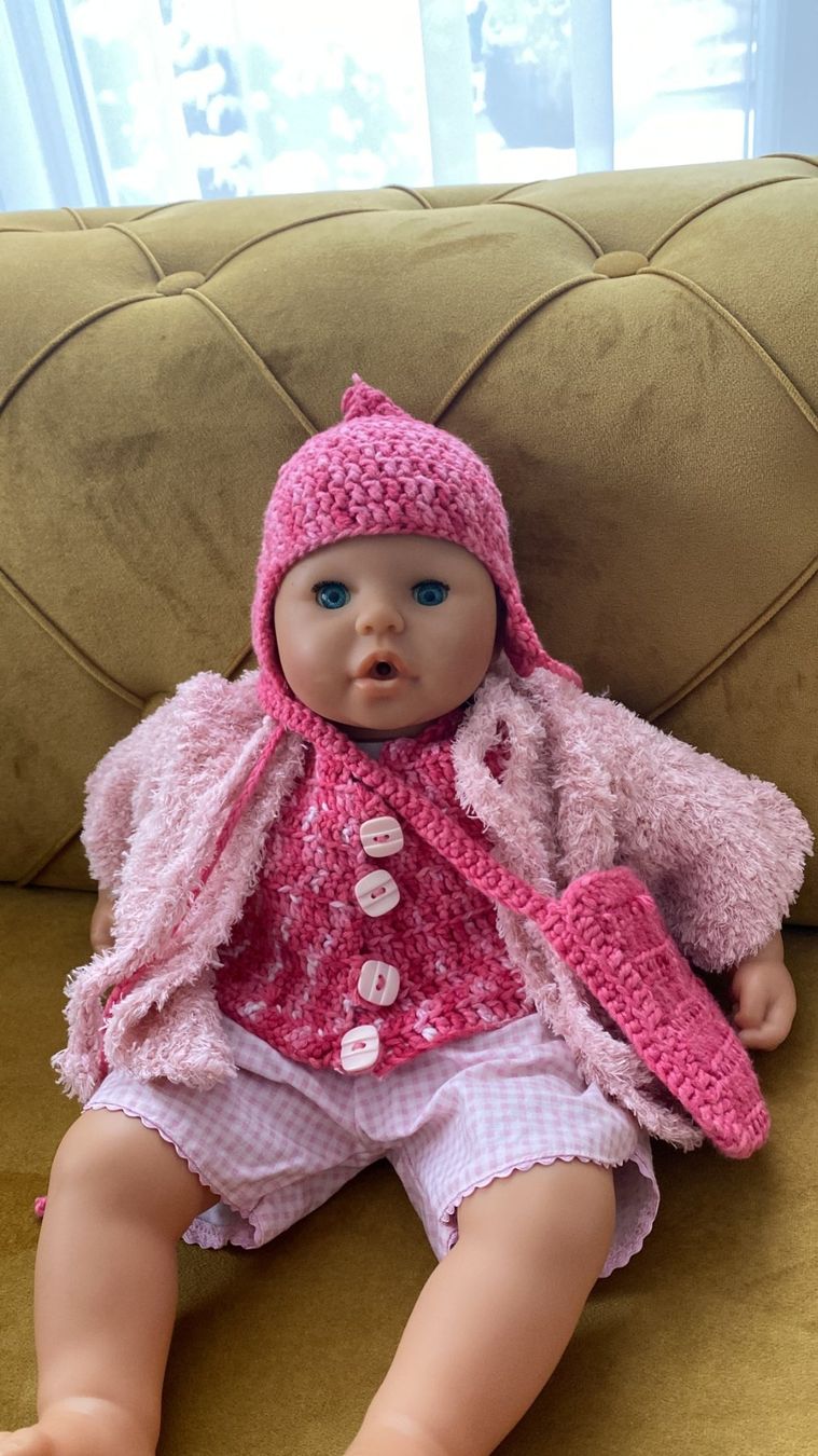 Bambole: Puppen Kleider gehäckelt/gestrickt – Usato da Dagmersellen venduto da sheli17 4
