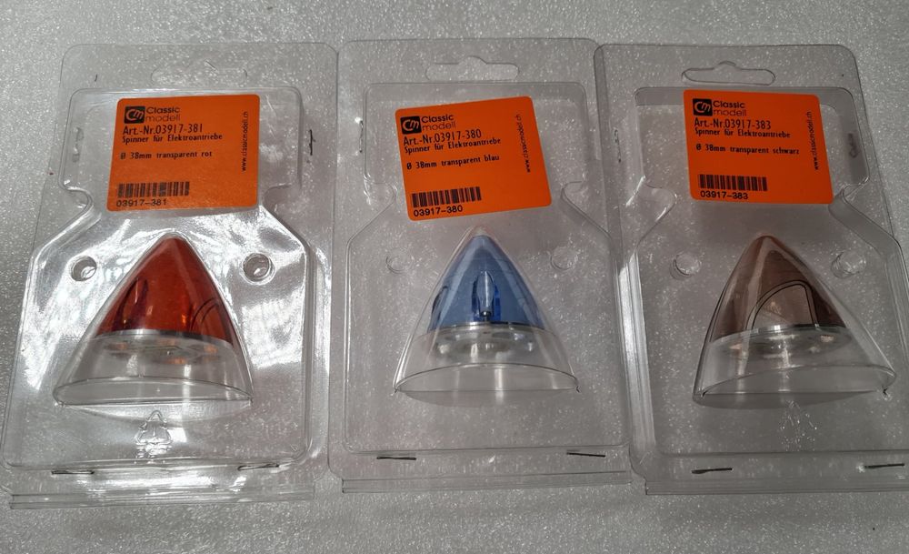 Spinner Di Precisione A 3 Lame Graupner 214.38 - 38 Mm Per Modellismo - 2