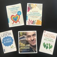 Lot 5 livres 📚 loisirs créatifs, dev personnel 