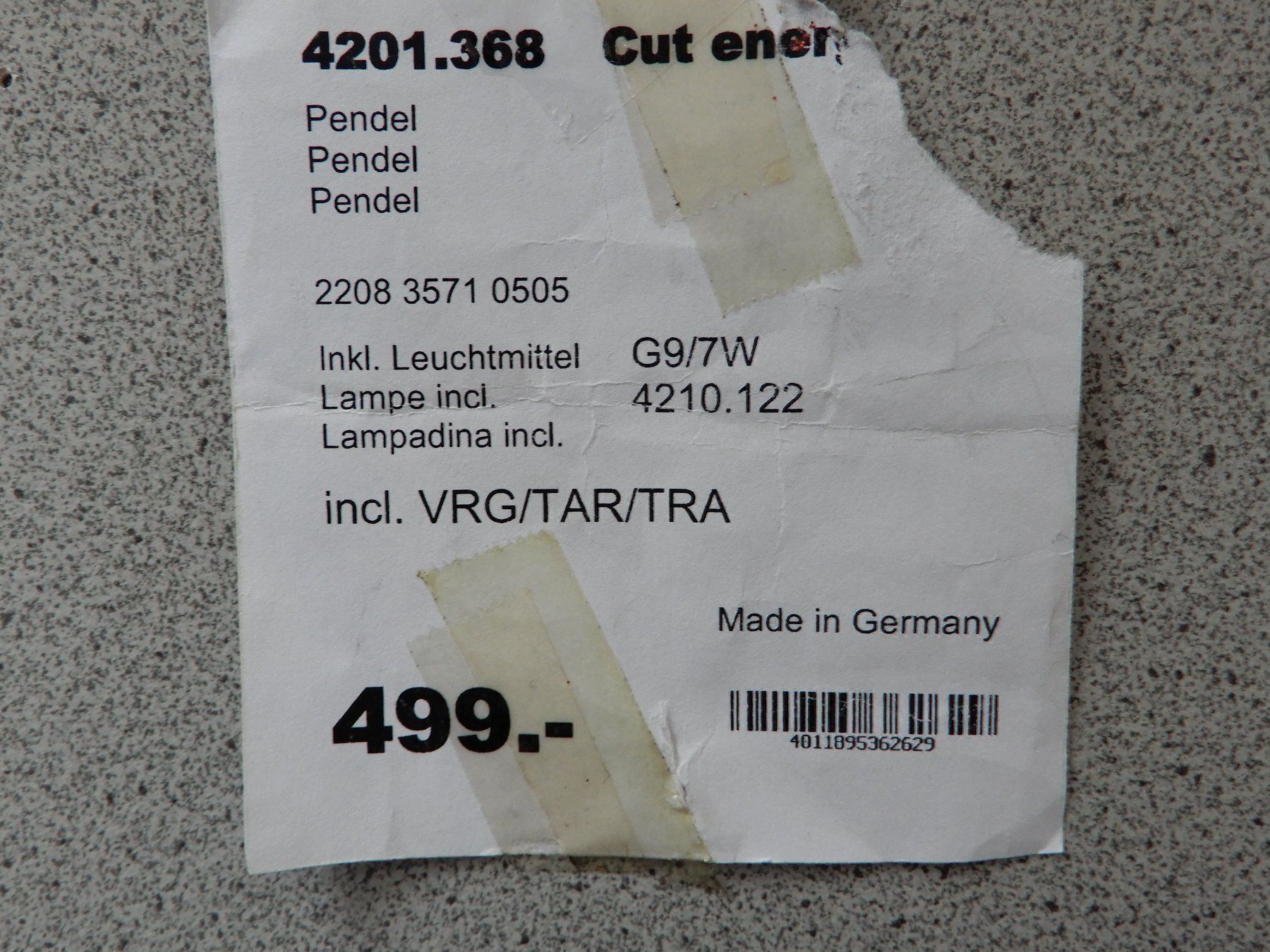 Micasa Lustres & lampes de plafonds: Pendelleuchte 5-flammig – D'occasion à Burgdorf par Liss 3