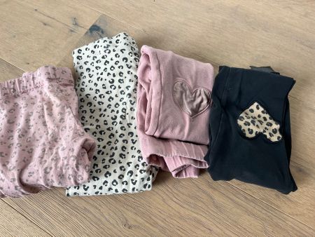 Kinder Leggings 4er Set Marke H und M