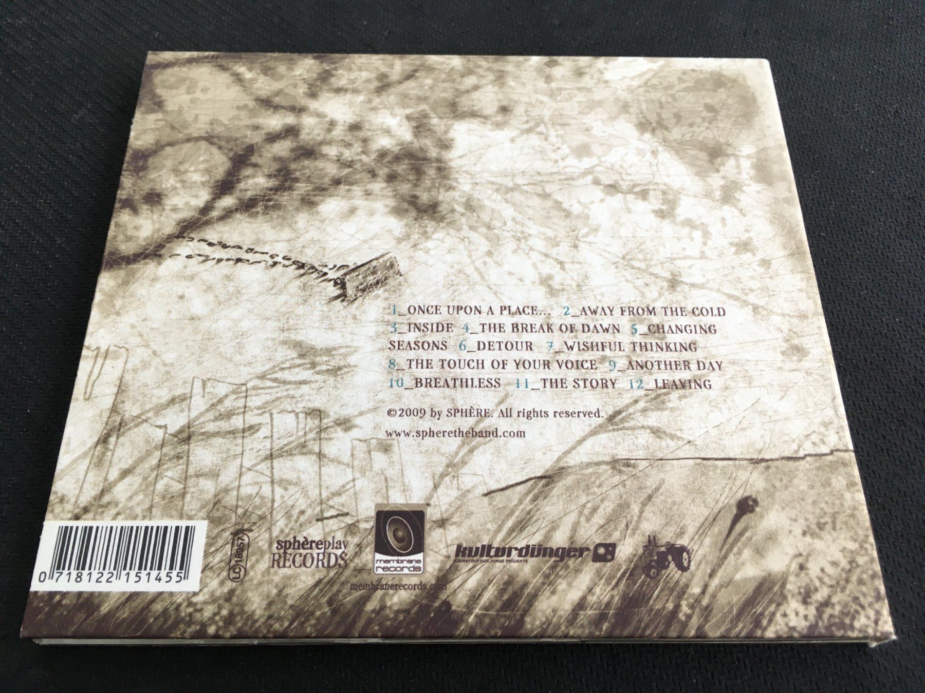 CDs: Sphere - Once upon a place... -CD- – D'occasion à St.Gallen par MedienJoe 2