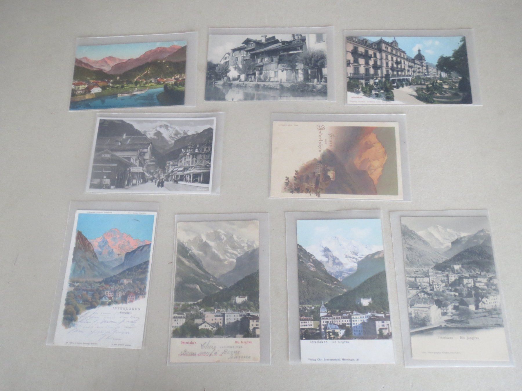 Cartoline postali: Interlaken, etwa 450 alte Ansichtskarten – Usato da Tagelswangen venduto da Miski 6