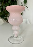 Rosa Glas Vase J. Sluczan-Orkusz / Tarnowiec, 70/80er