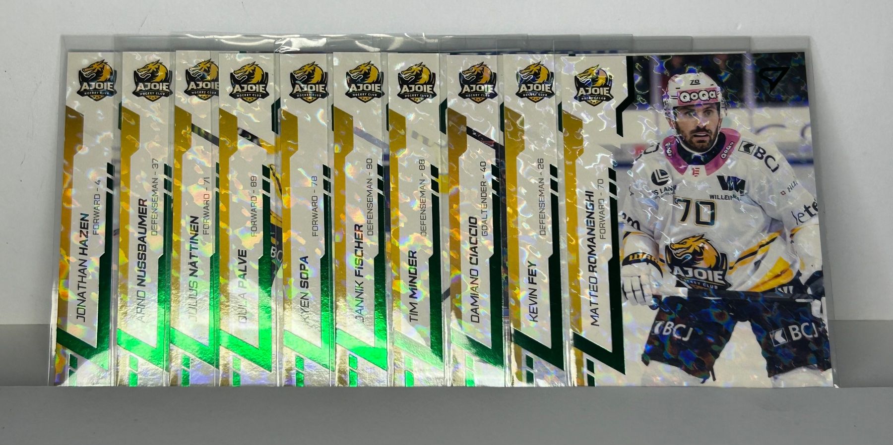 Sportzoo Sammelbilder & Trading cards: 10x Green Parallel Cards HCA – Neu (gemäss Beschreibung) aus Biel/Bienne von JAN-SOLO