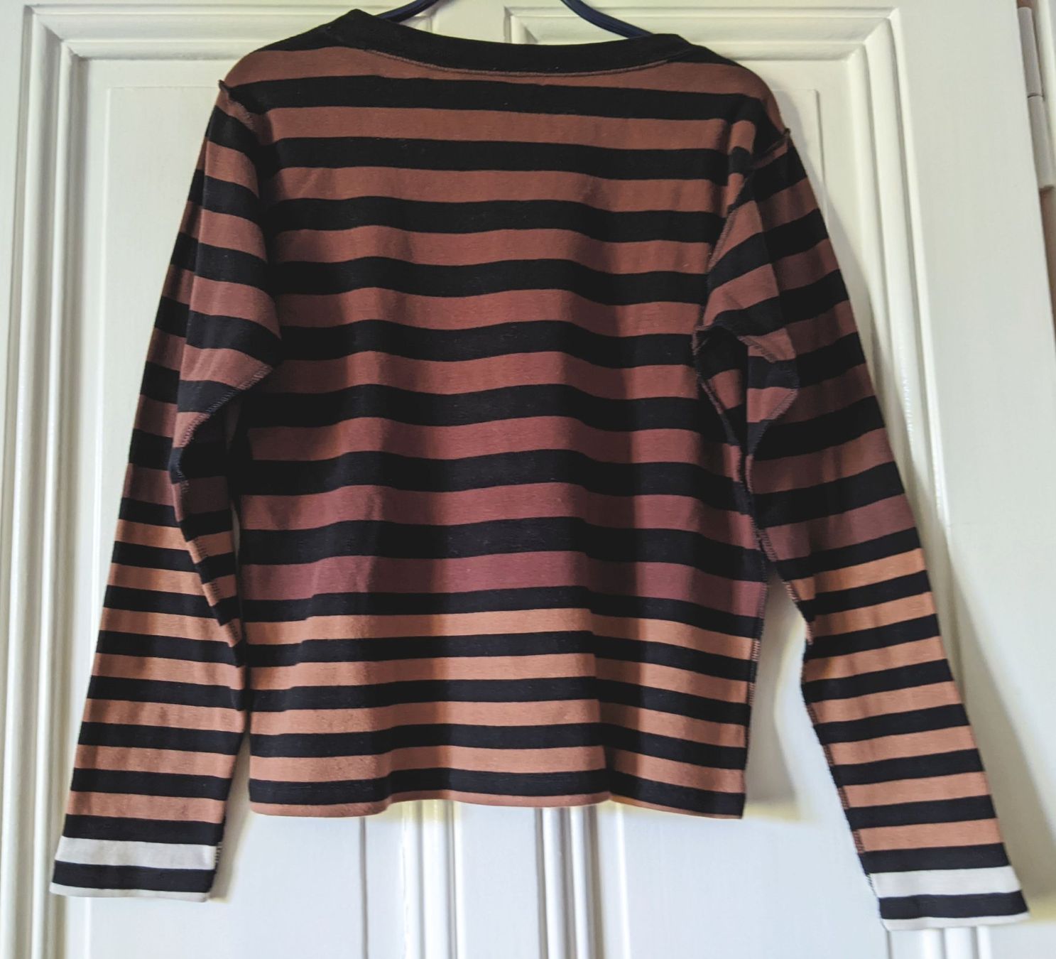 Sonia Rykiel Pulls & Sweat-shirts: SONIA RYKIEL : Pull-sweat rayé noir-brun S – Neuf (Voir description) à Petit-Lancy par lilycerise 4