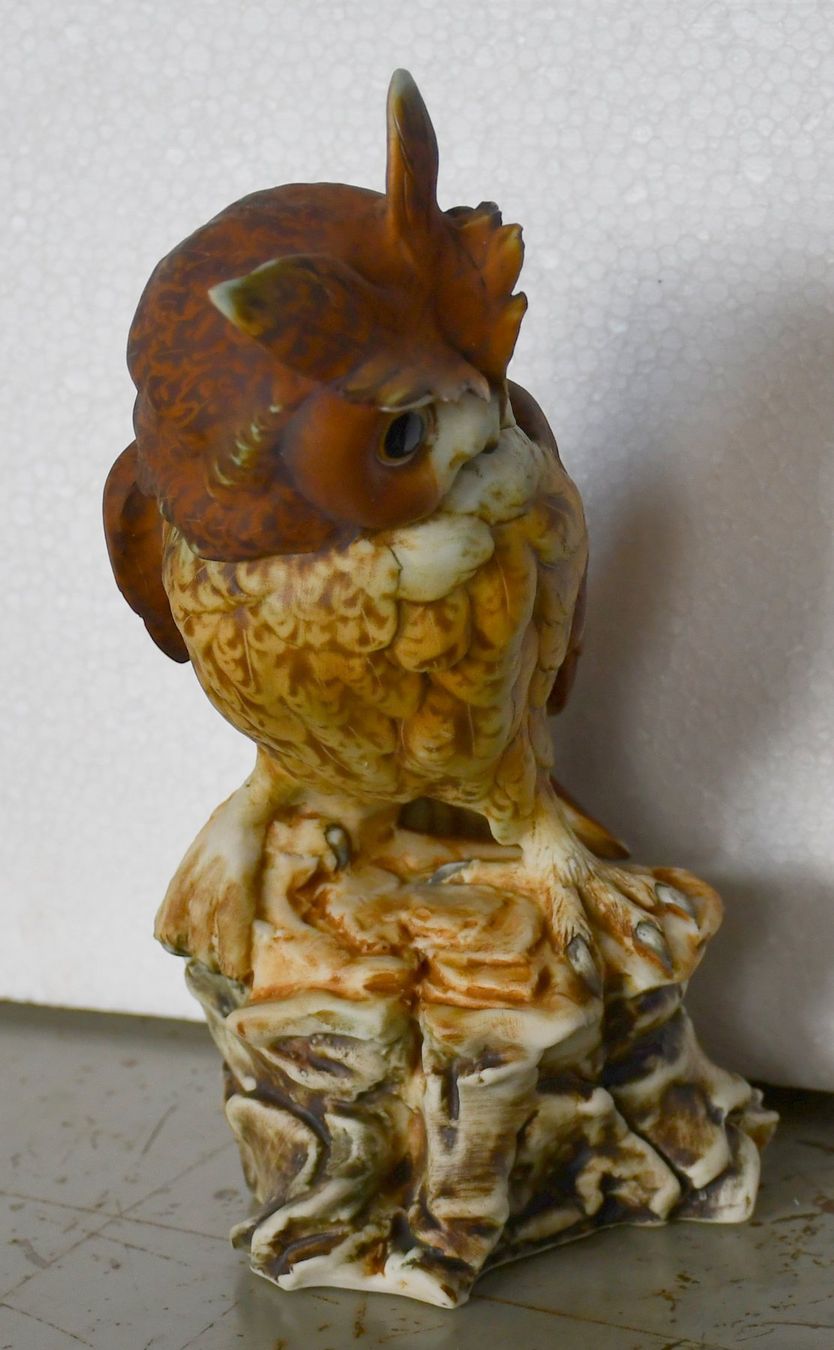 Figuren: Wunderschöne Eule aus Porzellan, 20cm hoch – Gebraucht aus Rotkreuz von salsanera 1