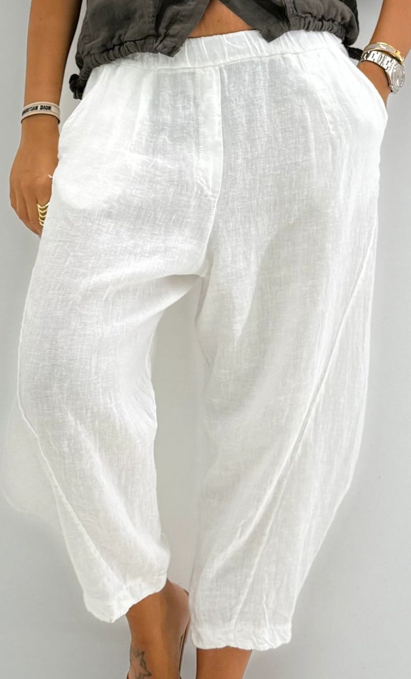 Pantaloni: PANTALONS EN LIN! M – Nuovo e nell'imballaggio originale da Locarno venduto da NicoNion 6