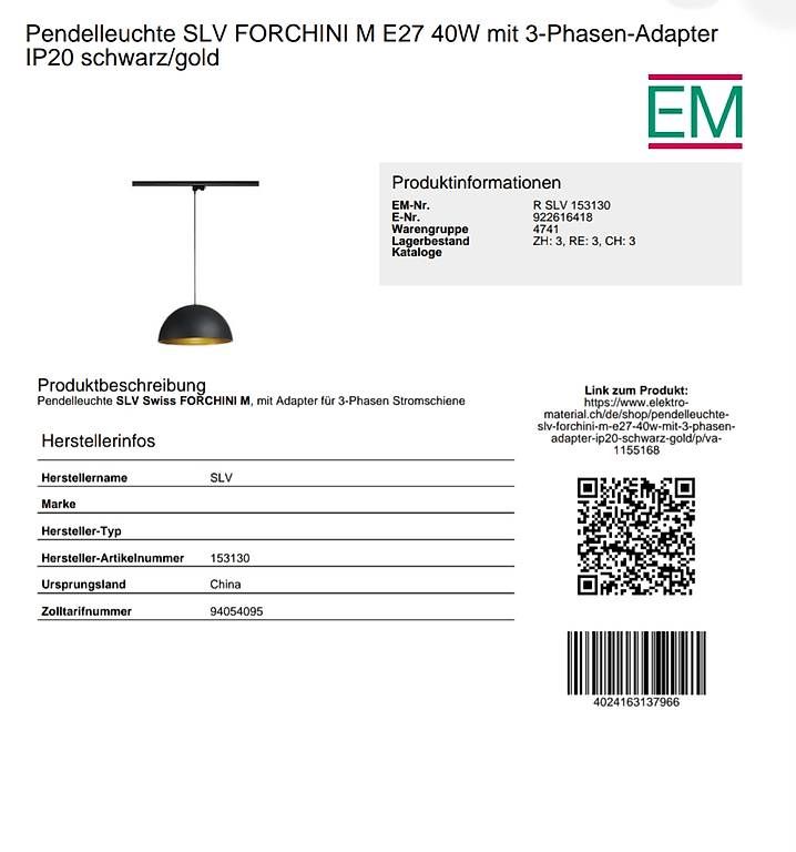 Lampadari & plafoniere: Professionelles 3-Phasen Lichtsystem komplett – Usato da Schlieren venduto da Ro_Mi_86 1