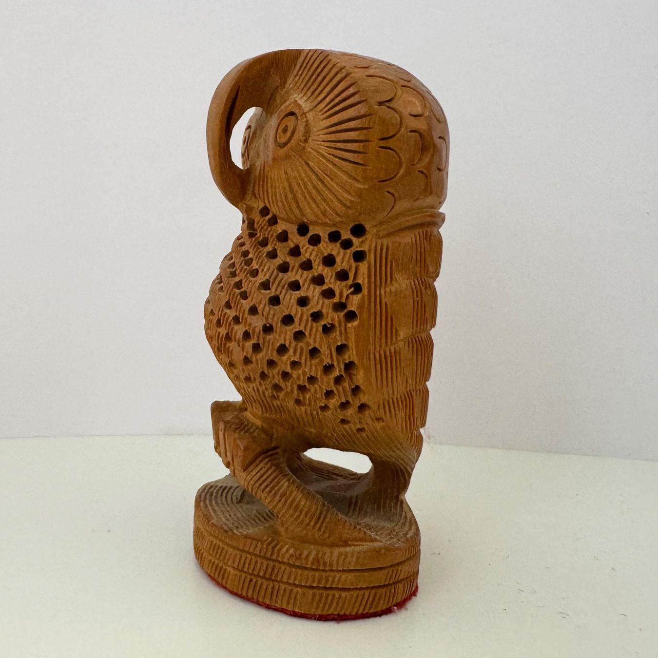 Statuette: Hibou en bois sculpté main – Usato da Biel/Bienne venduto da Philemon02 1