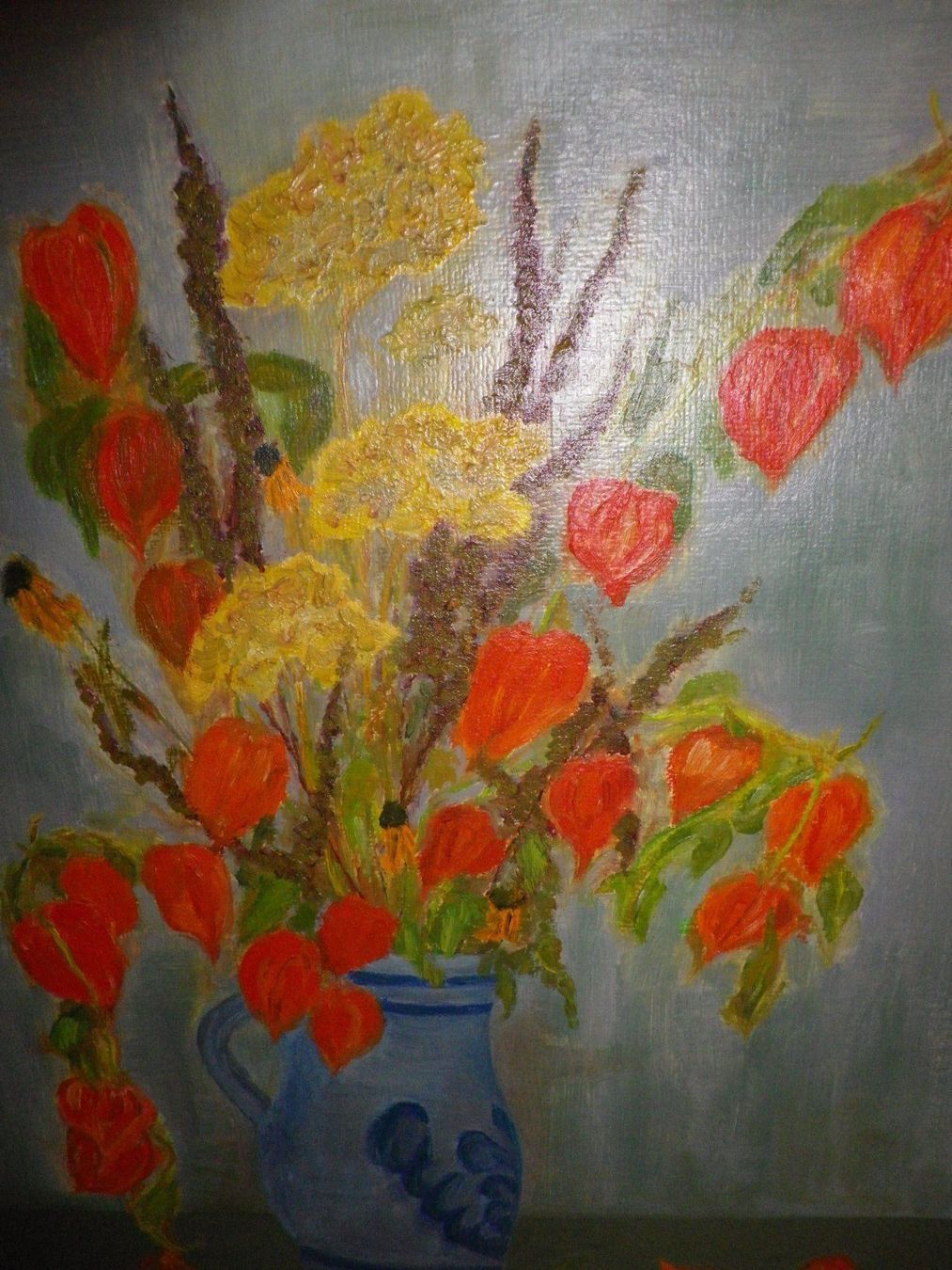 Poster & Bilder: Original Blumenbild von Martha Egli 1977 – Gebraucht aus Reinach BL von Annodomini 2