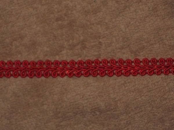 Nastri decorativi: Posamentenborte BWgem. rot 1cm breit – Nuovo e nell'imballaggio originale da Füllinsdorf venduto da Schlupp 1