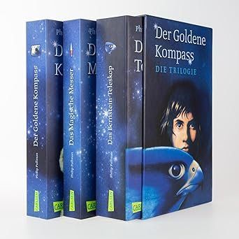 Livres: DER GOLDENE KOMPASS TRILOGIE 3 Bücher+Schuber PHILIP PULLMAN – D'occasion à Basel par schoggignocchi