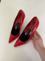 Aldo Castagna rouge chaussures à talon (taille-41)