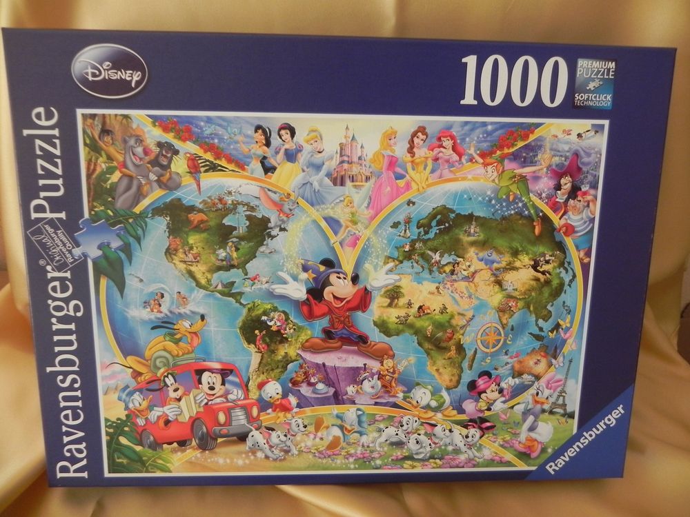 Puzzle Disney Weltkarte 1000 Teile (Gebraucht) in Minusio für CHF 11 ...