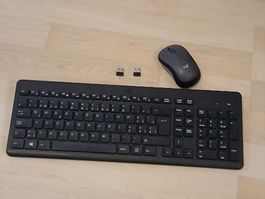 Tastatur und Maus HP Wireless Keyboard Black HSA-A015K