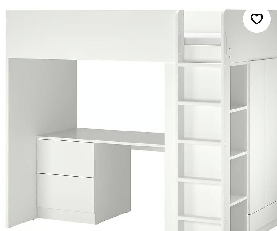 Letti: Hochbett IKEA SMÄSTAD – Usato da Luzern venduto da prisao