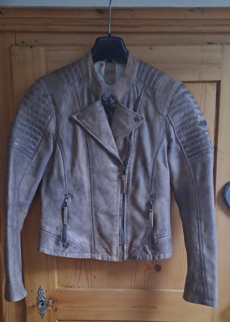 Giacche: Gipsy Lederjacke taupe Gr. S – Usato da Vättis venduto da cala010