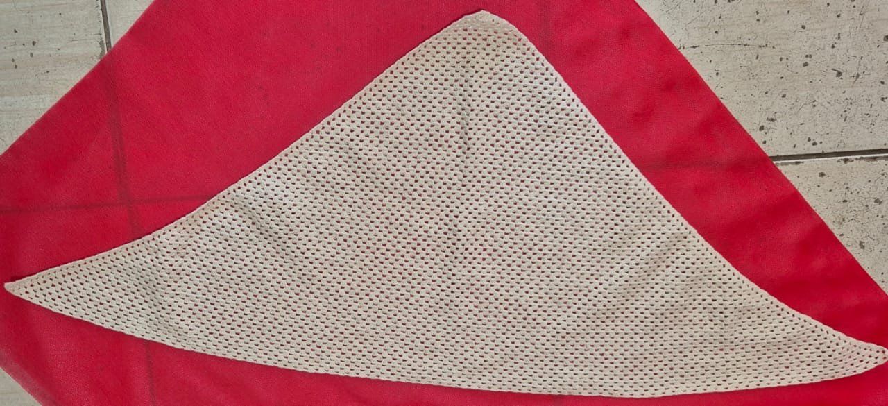 Haarschmuck: Gehäkelte Bandana in beige – Neu (gemäss Beschreibung) aus Zürich von Rahel066 2