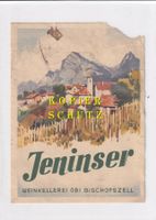 Etikette - Jeninser (OBI Bischofszell) /bd