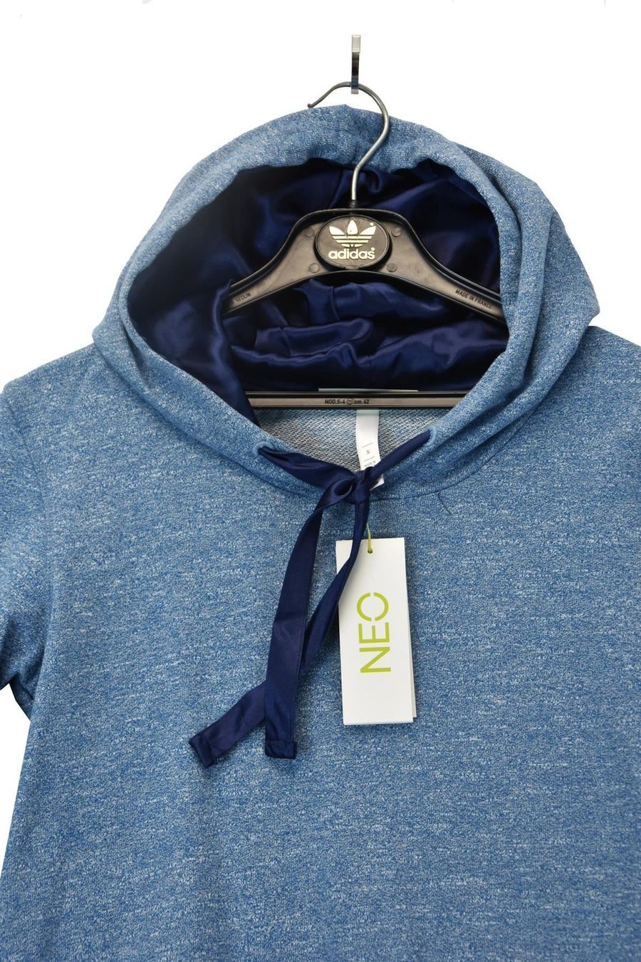 Adidas Pullover & Sweatshirts: adidas Damen Pullover Hood Kapuzenpullover /blau/ Gr.XS – Neu und originalverpackt aus Wohlenschwil von EddieS-Outlet 1