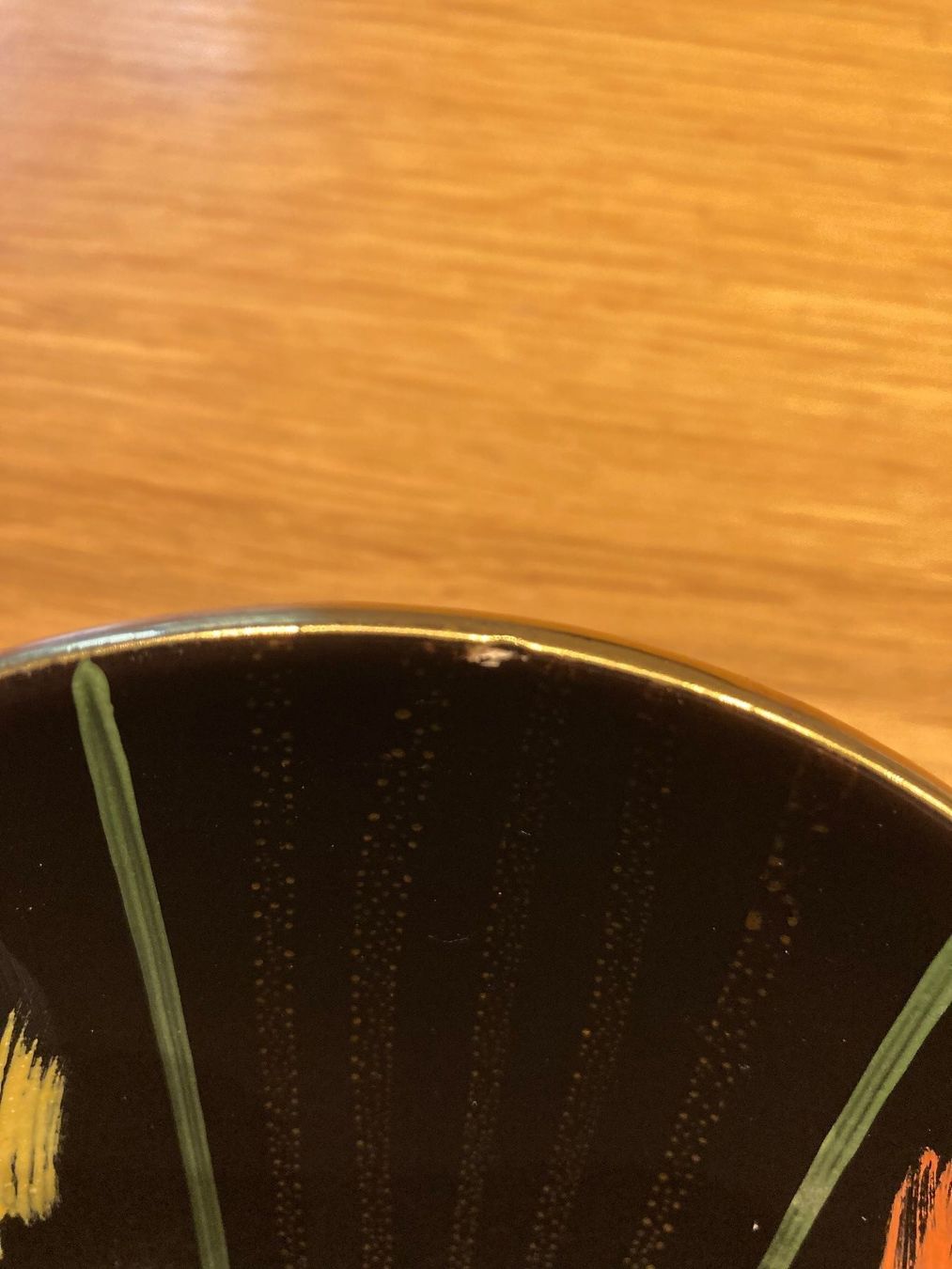 Schalen: Vintage Keramikschale, schwarz gold – Gebraucht aus Winterthur von silen 5