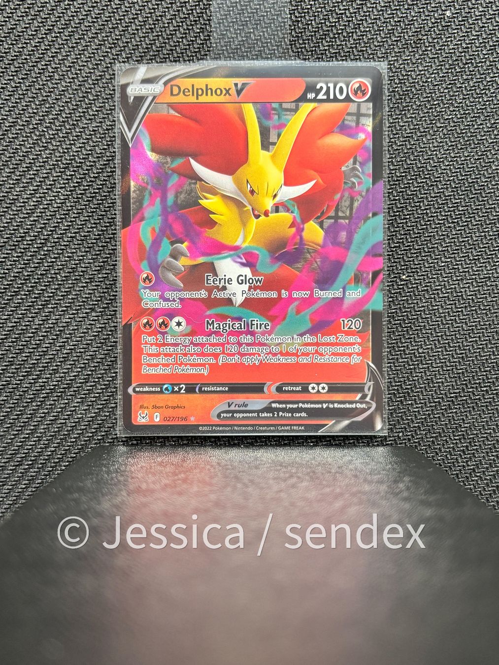 Pokémon Carte collezionabili: Delphox V (F ENG 027/196) – Nuovo (secondo la descrizione) da Herisau venduto da jes_q9mj