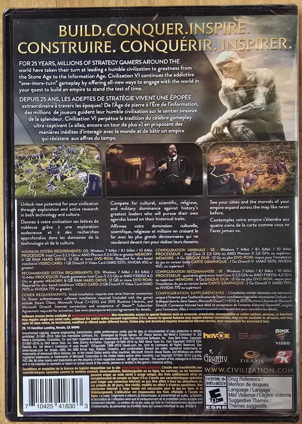 Microsoft Giochi: PC : Civilization VI (Blister) – Nuovo e nell'imballaggio originale da Froideville venduto da xXSebastienXx 1