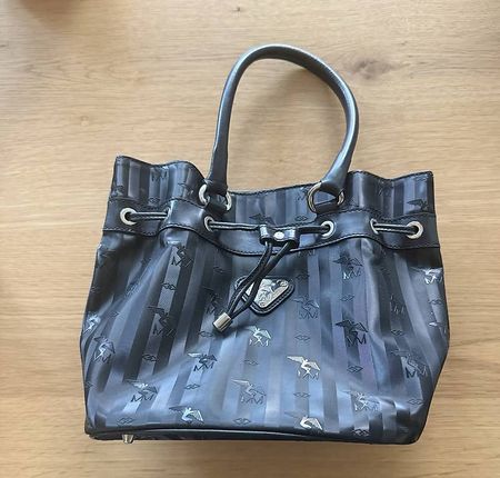 Maison Mollerus Handtasche Schwarz mit Schulterriemen