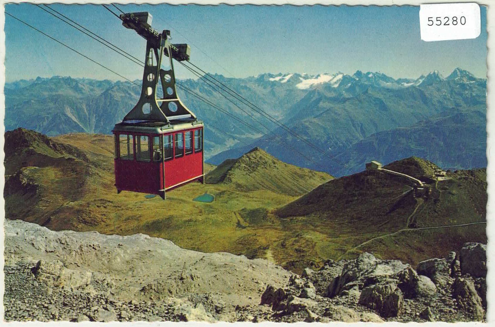Cartoline postali: Davos-Parsenn Bahn im Sommer – Usato da Ettingen venduto da Kartenplanet