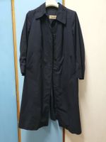 Langer Regenmantel blau tg. L