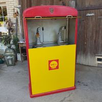 Oelkabinett Shell Retro Antik
