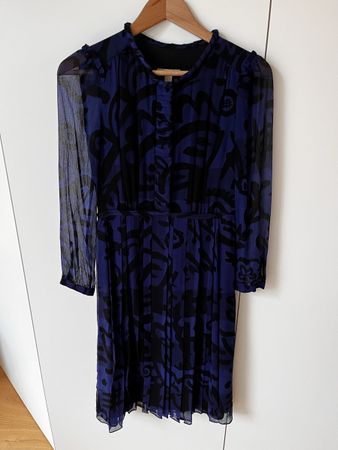 Burberry Brit Silk Dress, Size S, Chic!