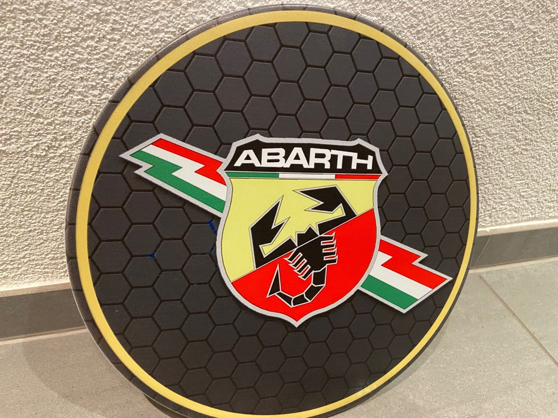 Schilder: ABARTH SCHILD 30 CM / NEU / 1 Stück / TOP – Neu und originalverpackt aus Seon von Aaargauer01
