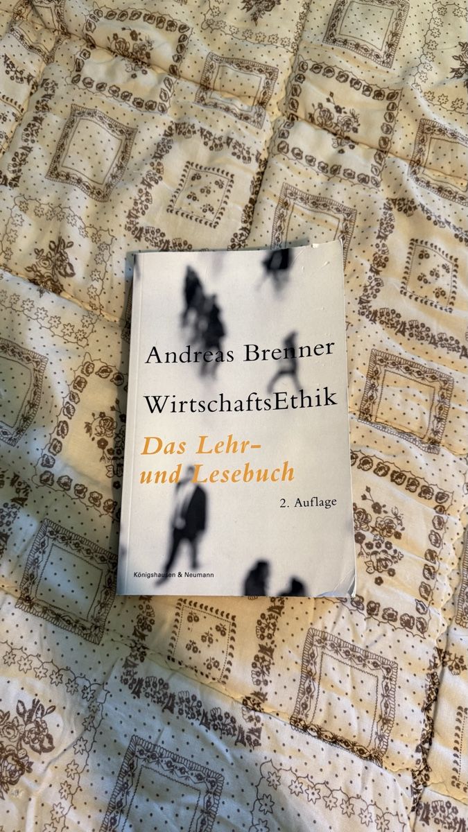 Libri: Wirtschaftsethik Buch von Andreas Brenner – Usato da winikon venduto da lfisch04