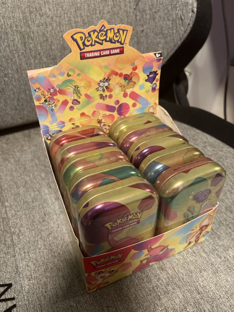 Pokémon Carte collezionabili: Pokemon 151 TCG Mini Tin Display Box 10 Mini Tins – Nuovo e nell'imballaggio originale da Trimmis venduto da bingchaolang 1