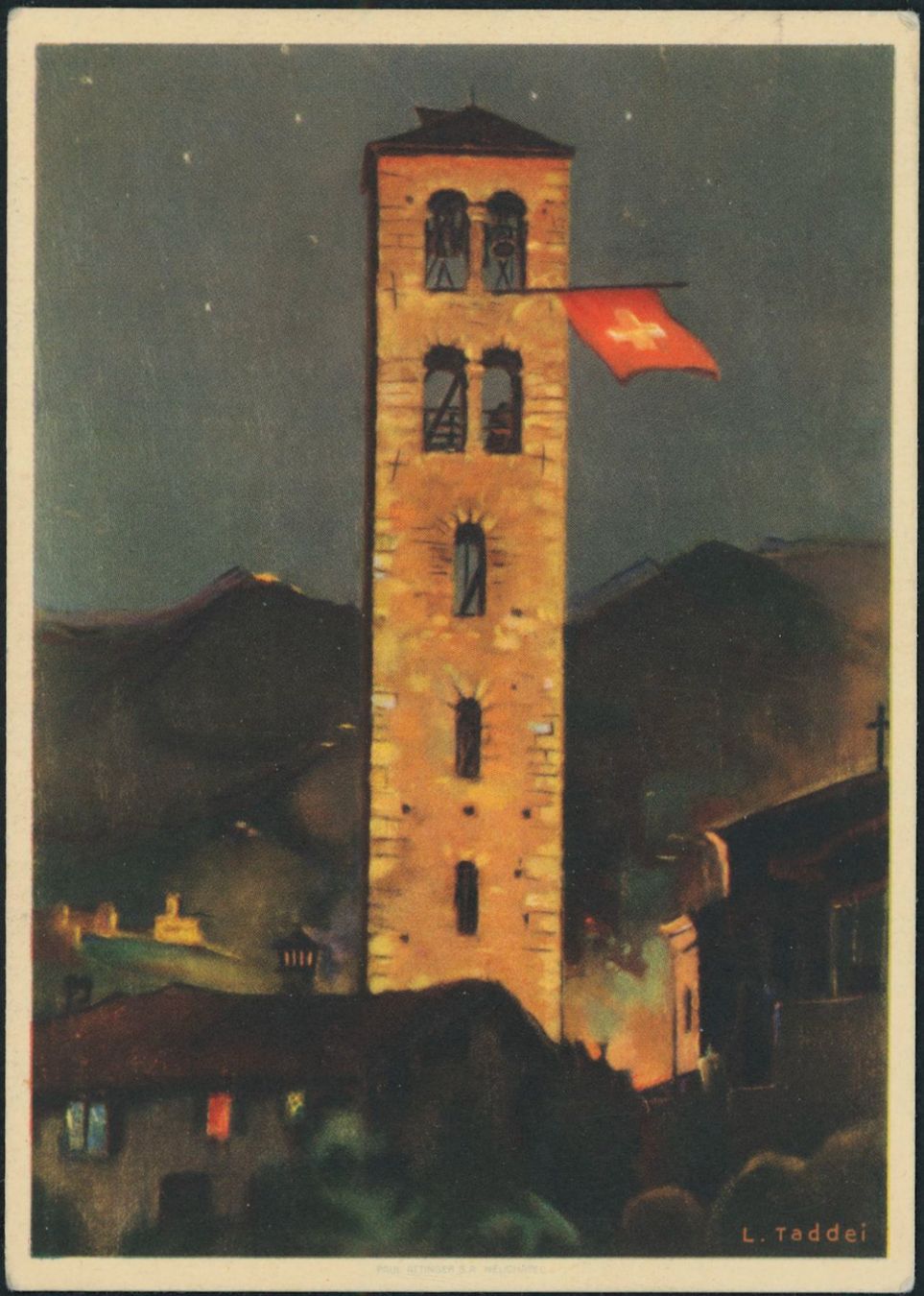 Tutti i francobolli: 1938 - Pro Patria - Bundesfeierkarte – Usato da Schindellegi venduto da stationary 1