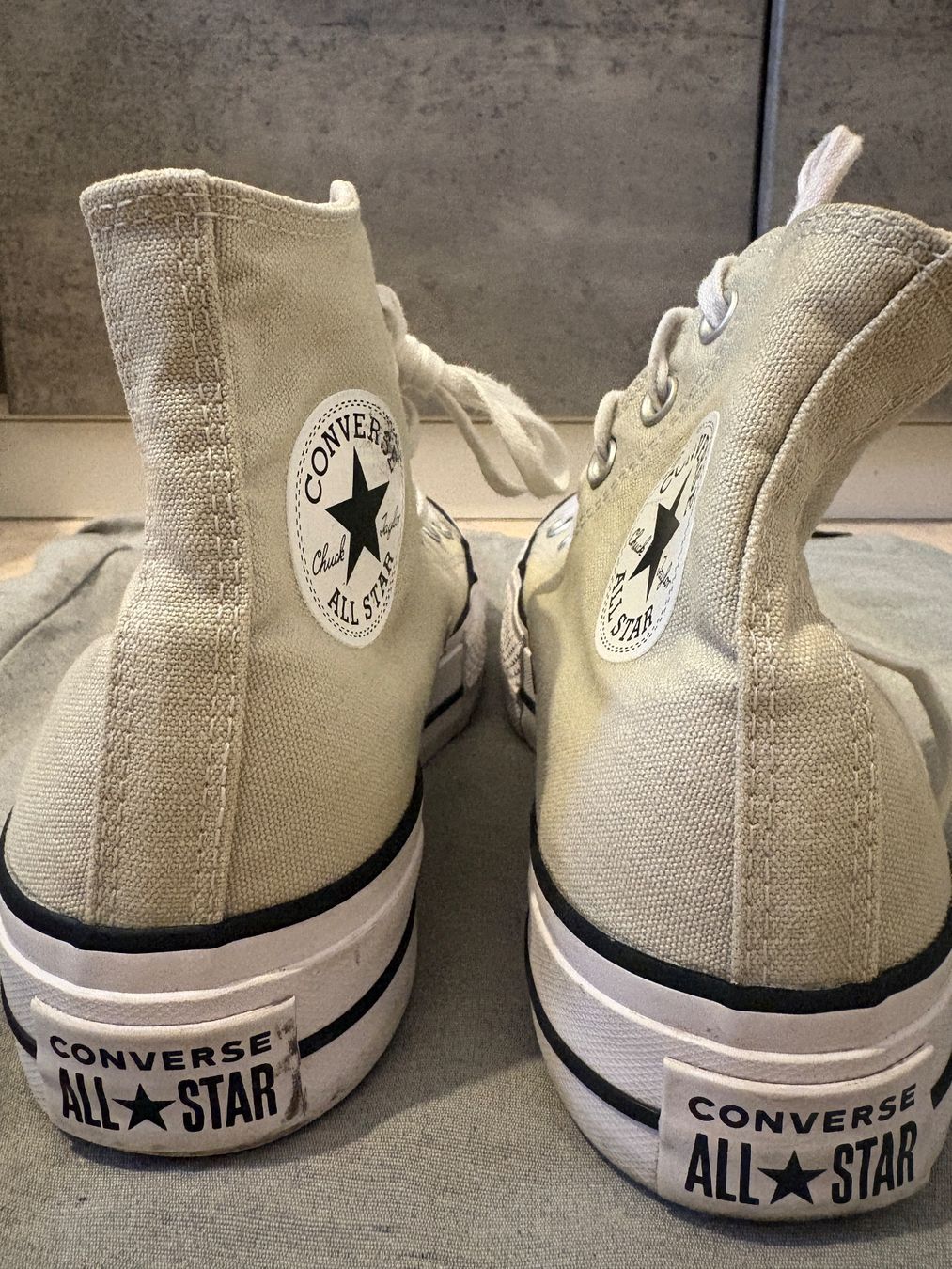 Converse Scarpe da donna: Converse Chuck Taylor High Sage green – Usato da Gebenstorf venduto da mutha3 1