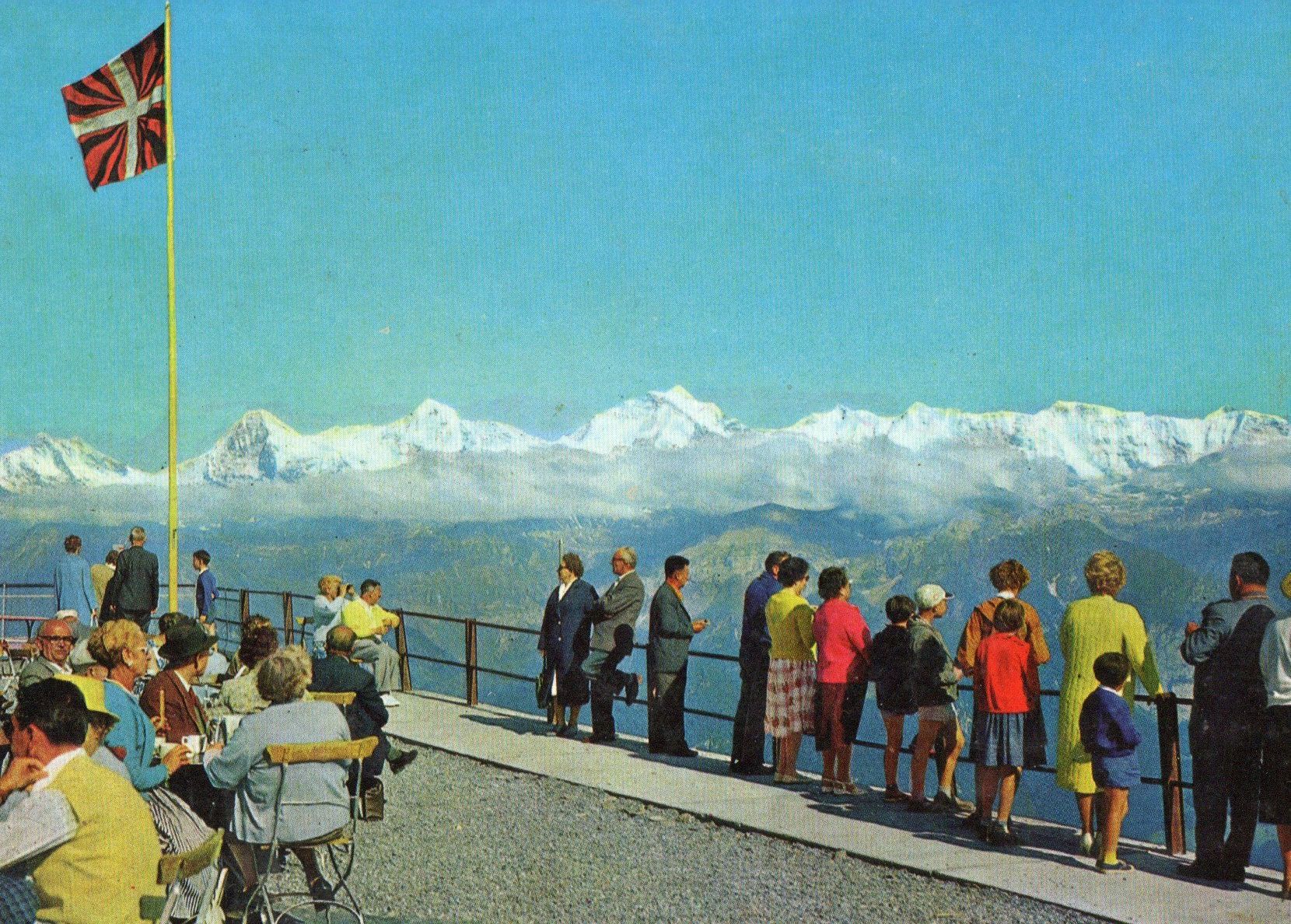 Cartoline postali: Niesen-Kulm – Usato da Melano venduto da pisonsdro
