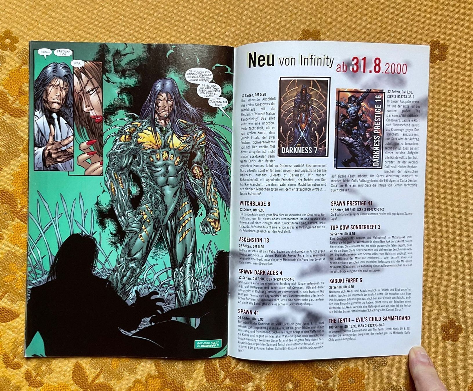 Fumetti: The Darkness Heft Nr 6 von 2000 – Usato da Endingen venduto da nathan05 8
