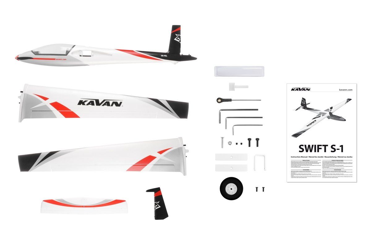 Modellismo RC: KAVAN Swift S-1 2400mm ARF - rot – Nuovo e nell'imballaggio originale da Balsthal venduto da Jetline 9