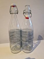 Glas Flasche mit Verschluss, 1L