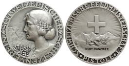 Silbermedaille nach 1921 Pistole