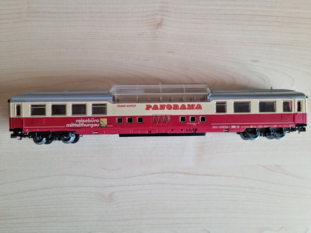 Märklin 4 x TEE Panoramawagen Set H0 - Thurgau 4169/4147 (Gebraucht) in