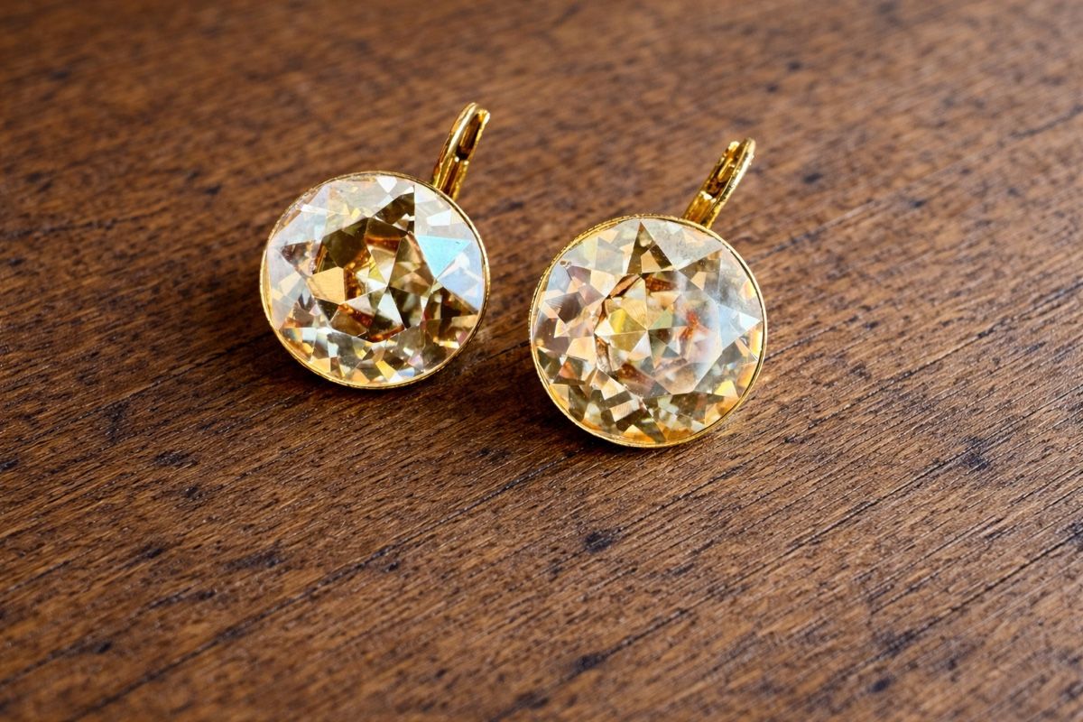 Swarovski Orecchini pendenti & Orecchini a lobo: Swarovski Ohrringe vergoldet – Usato da Dielsdorf venduto da Dnaloria
