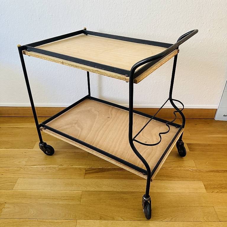 Dessertes: Desserte bar à roulette vintage – D'occasion à Genève par jchrmnhnr